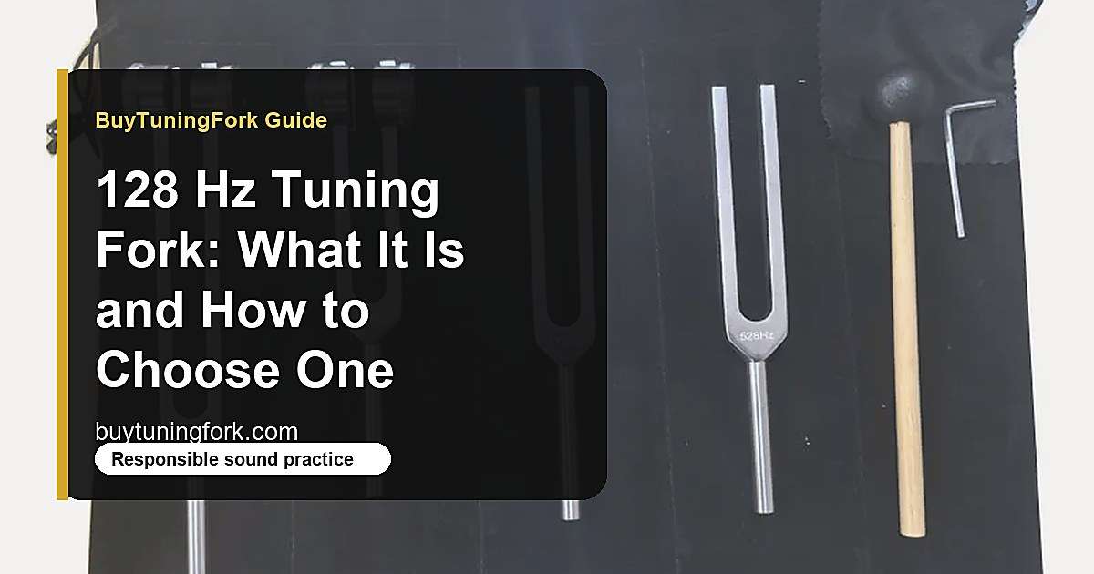 128 Hz Tuning Fork: What It Is and How to Choose One